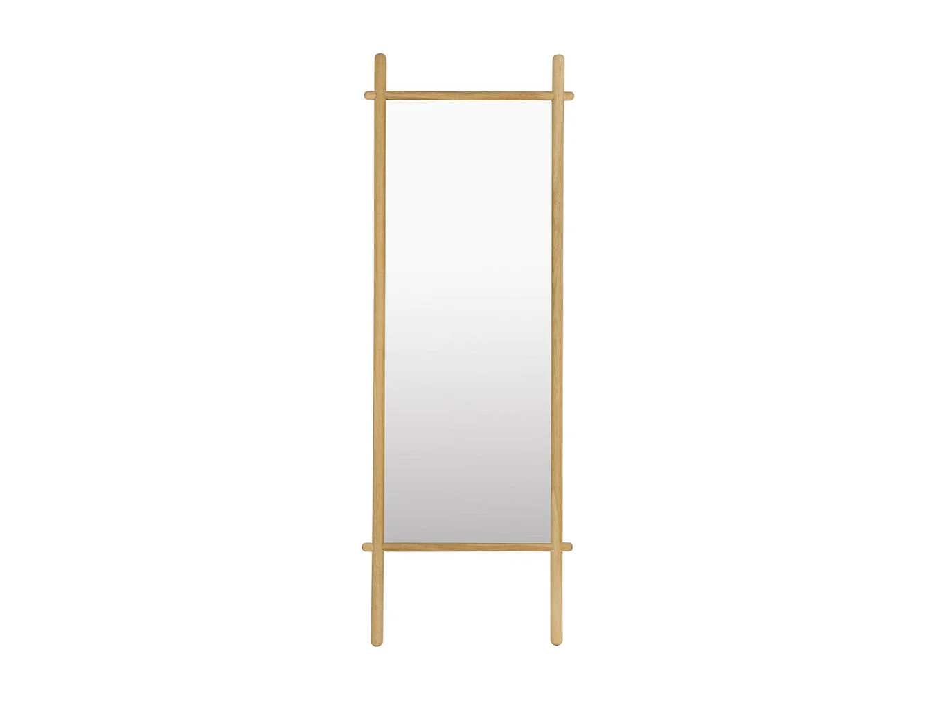 Solene - Miroir en bois 58x160cm - Bois clair