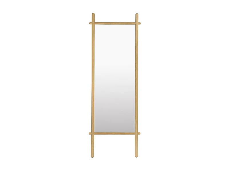Solene - Miroir en bois 58x160cm - Bois clair