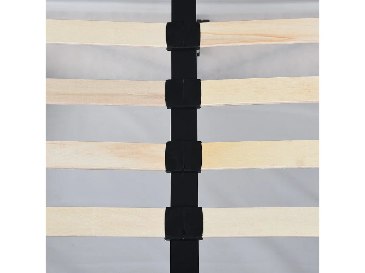 Lit coffre 140x190cm sans matelas,majesty