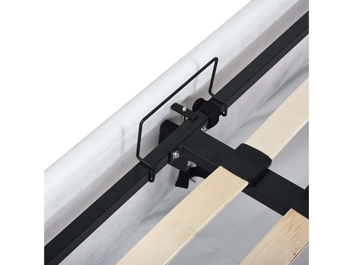 Lit coffre 140x190cm sans matelas,majesty