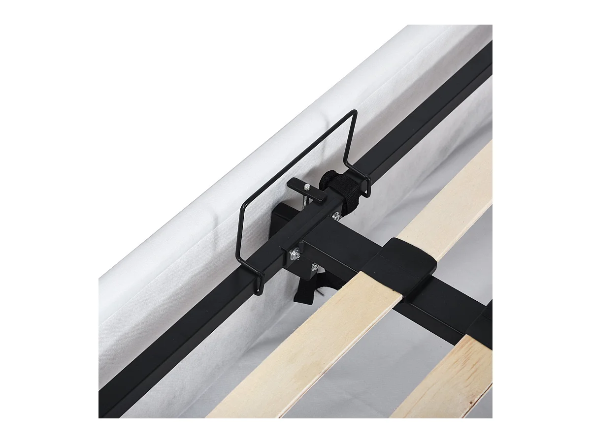 Lit coffre 140x190cm sans matelas,majesty
