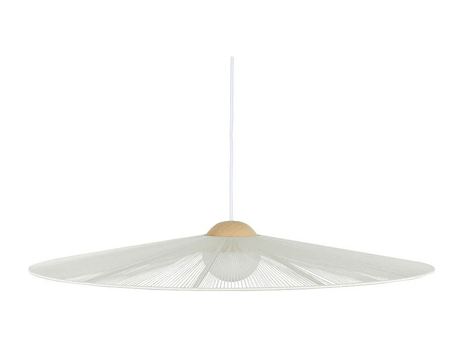 Belle L - Suspension ronde en métal ø80cm - Beige