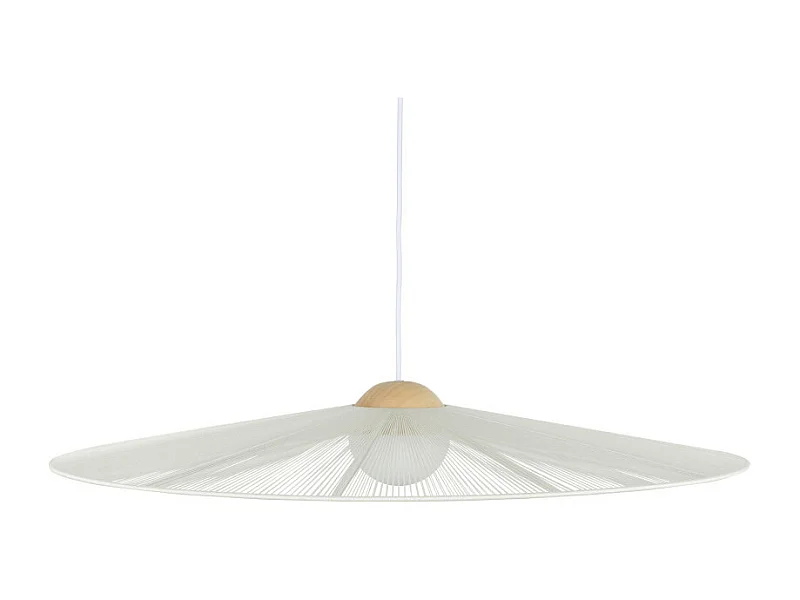 Belle L - Suspension ronde en métal ø80cm - Beige