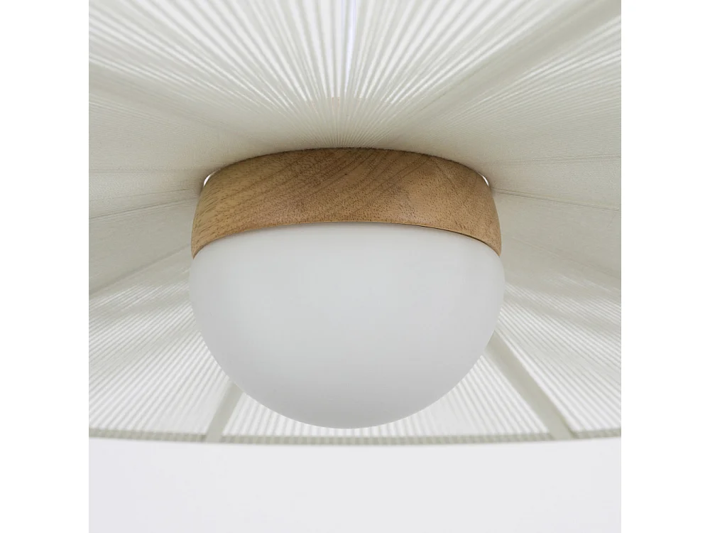 Belle S - Suspension ronde en métal ø65cm - Beige