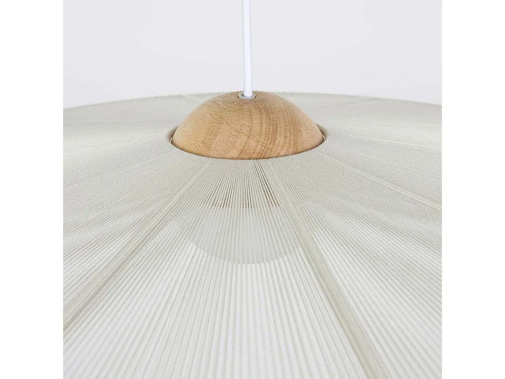 Belle S - Suspension ronde en métal ø65cm - Beige