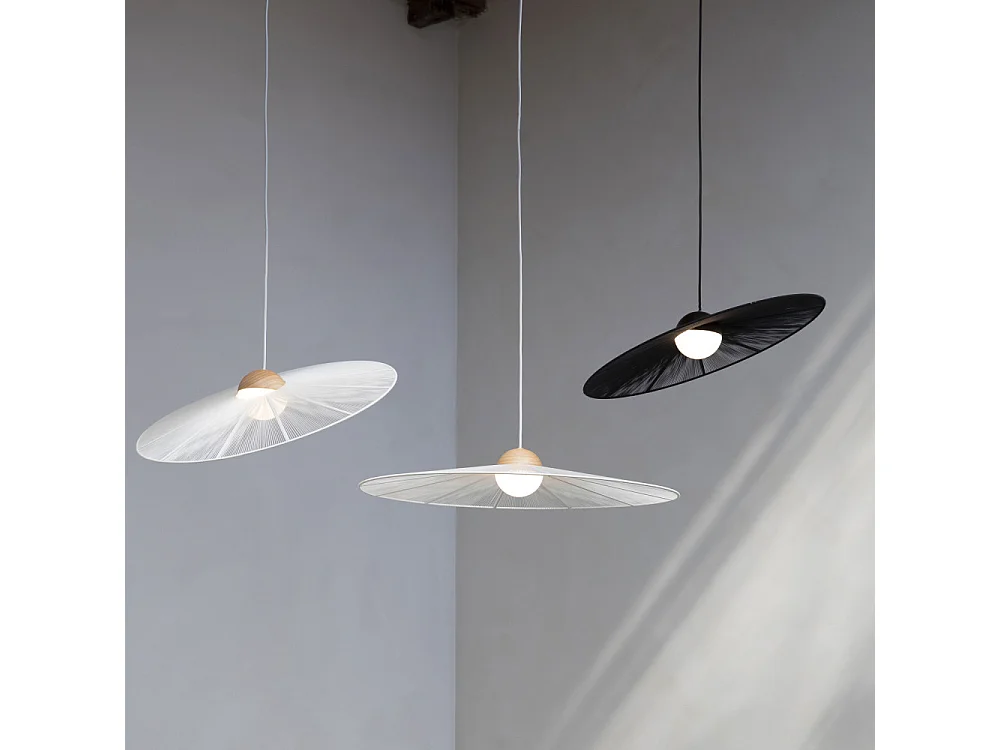 Belle S - Suspension ronde en métal ø65cm - Noir