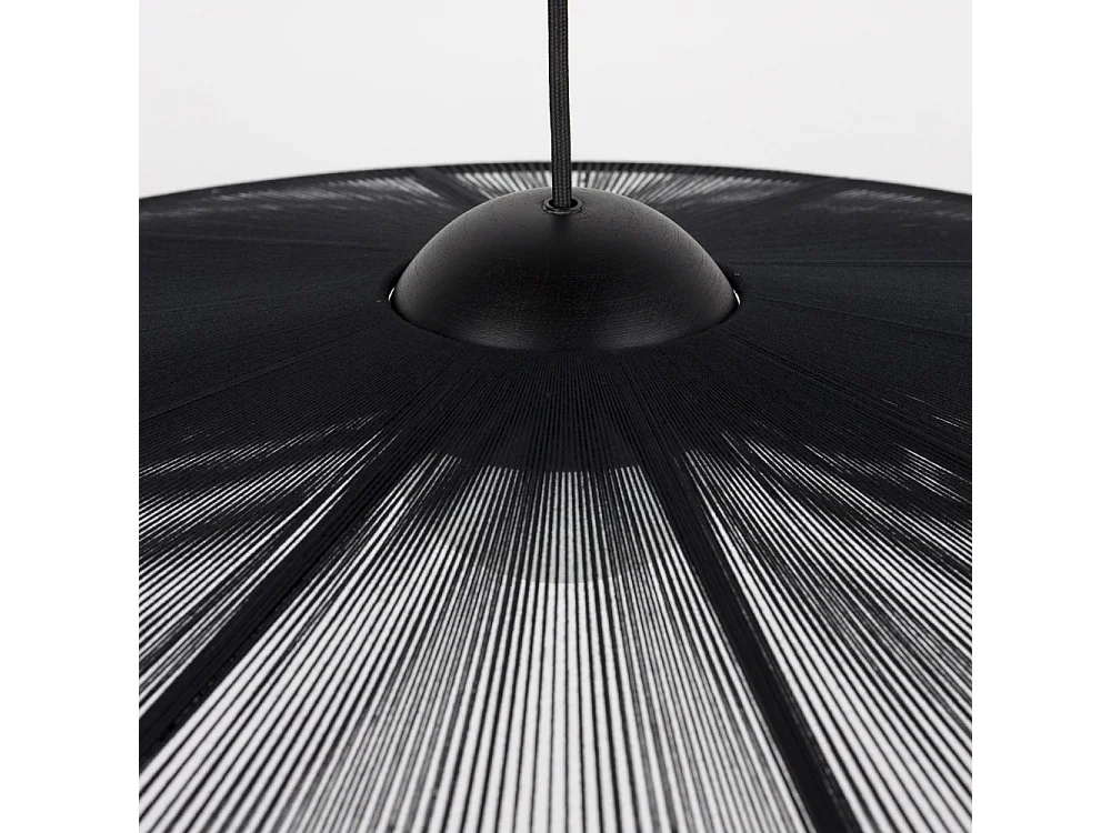 Belle S - Suspension ronde en métal ø65cm - Noir