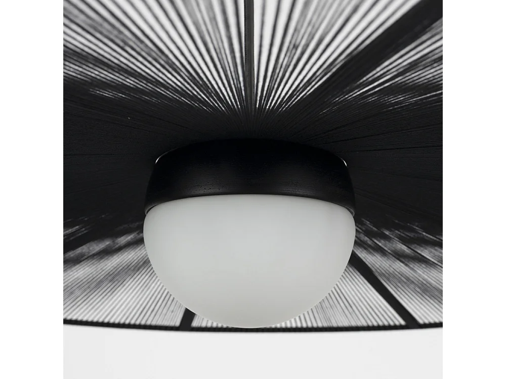 Belle S - Suspension ronde en métal ø65cm - Noir