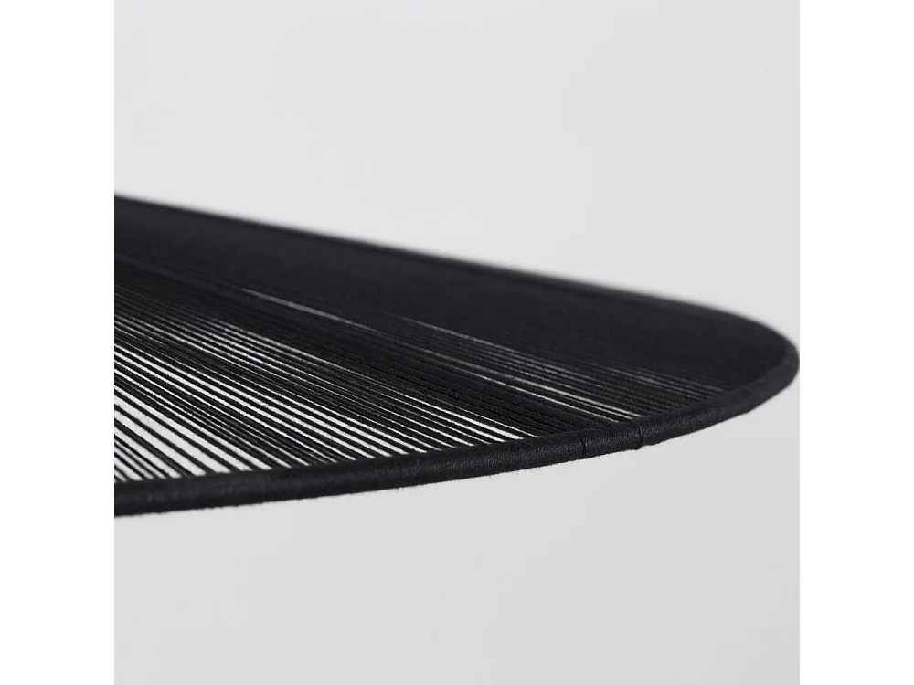 Belle S - Suspension ronde en métal ø65cm - Noir