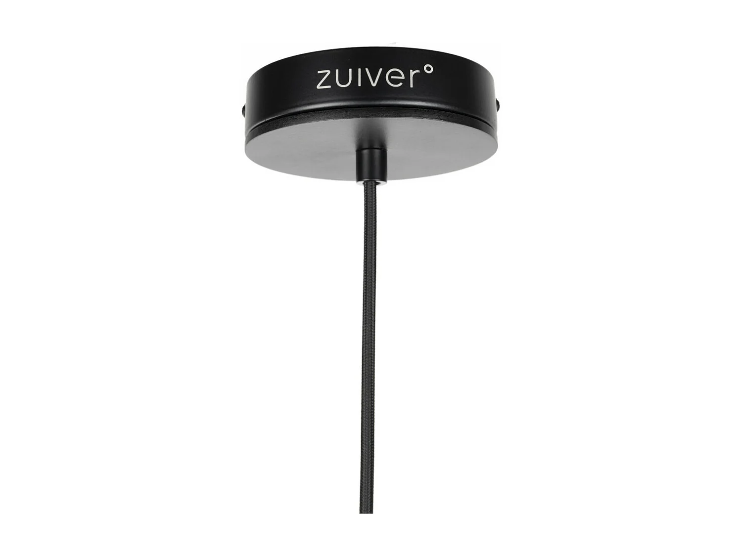 Belle L - Suspension ronde en métal ø80cm - Noir