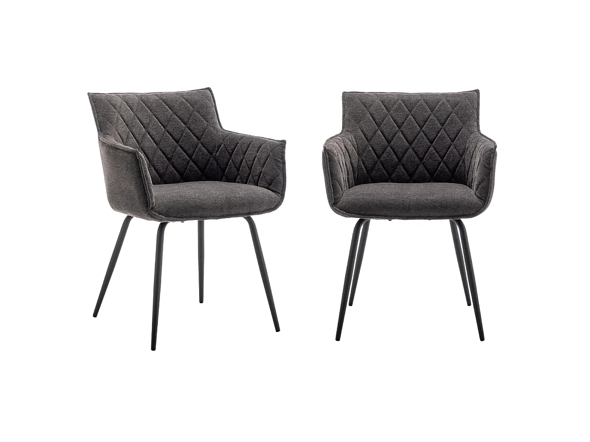 Zestaw 2 foteli wypoczynkowych L58 cm - CAPITAN