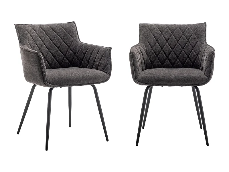 Set di 2 sedie da pranzo L58 cm - CAPITAN