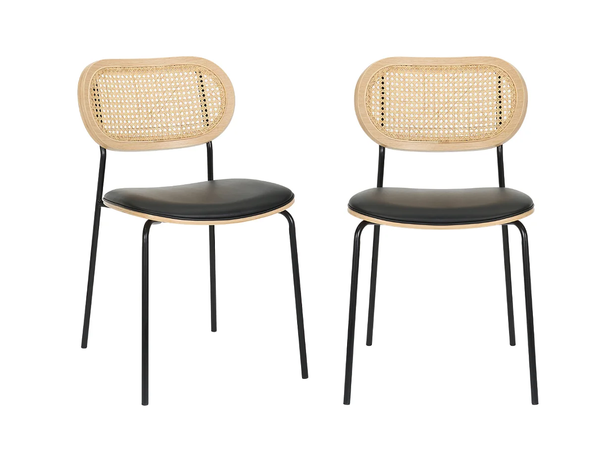 Lot de 2 chaises de séjour L57 cm - ALTIERE