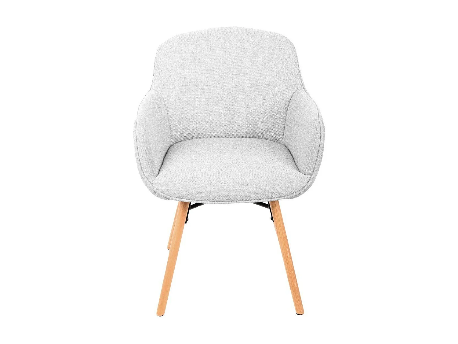 Lote de 2 sillas de comedor grises L56 cm - ESQUIVE