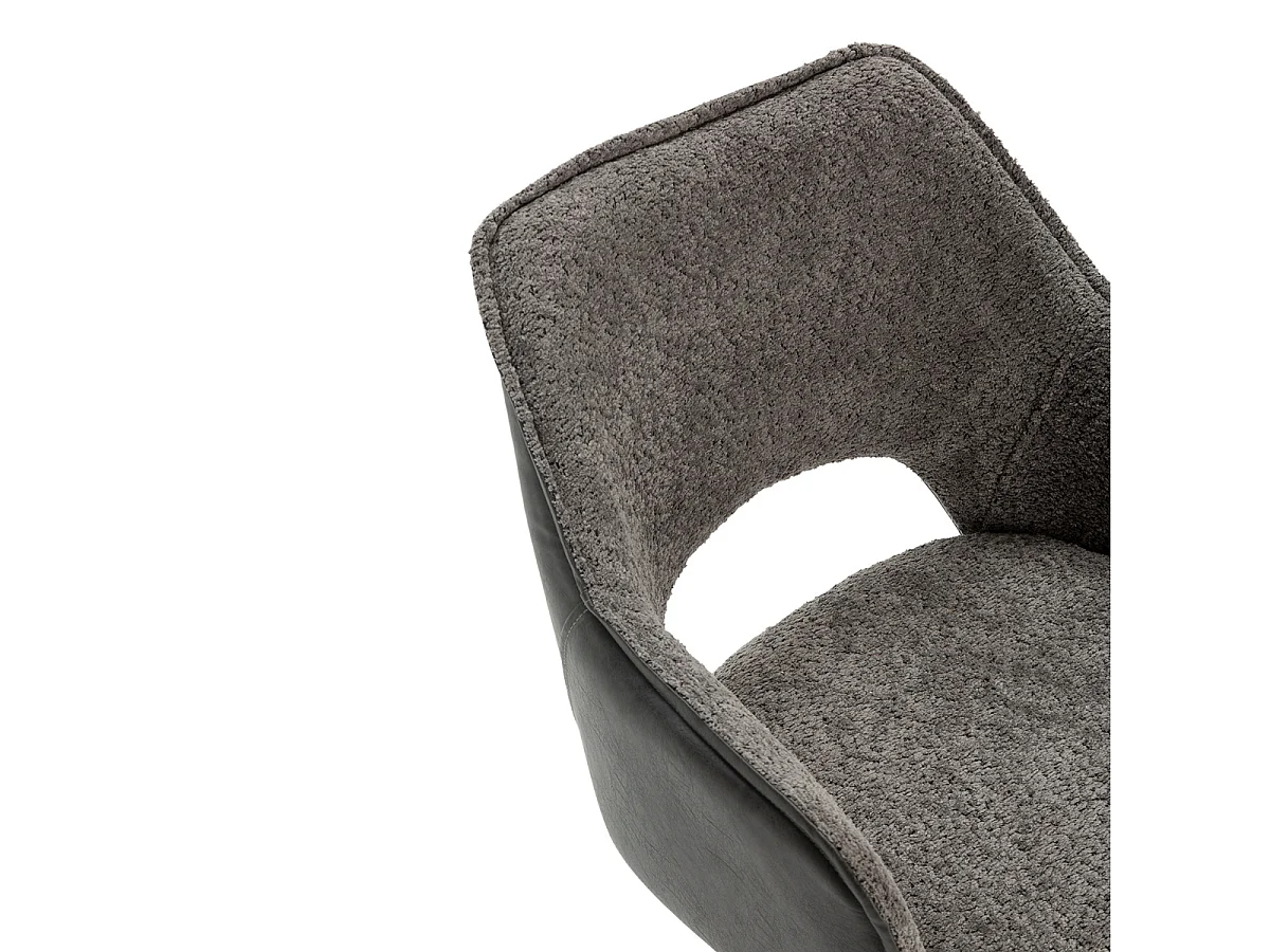 Set aus 2 Sesseln aus Stoff mit schwarzen Metallbeinen L62 cm - MARIEL