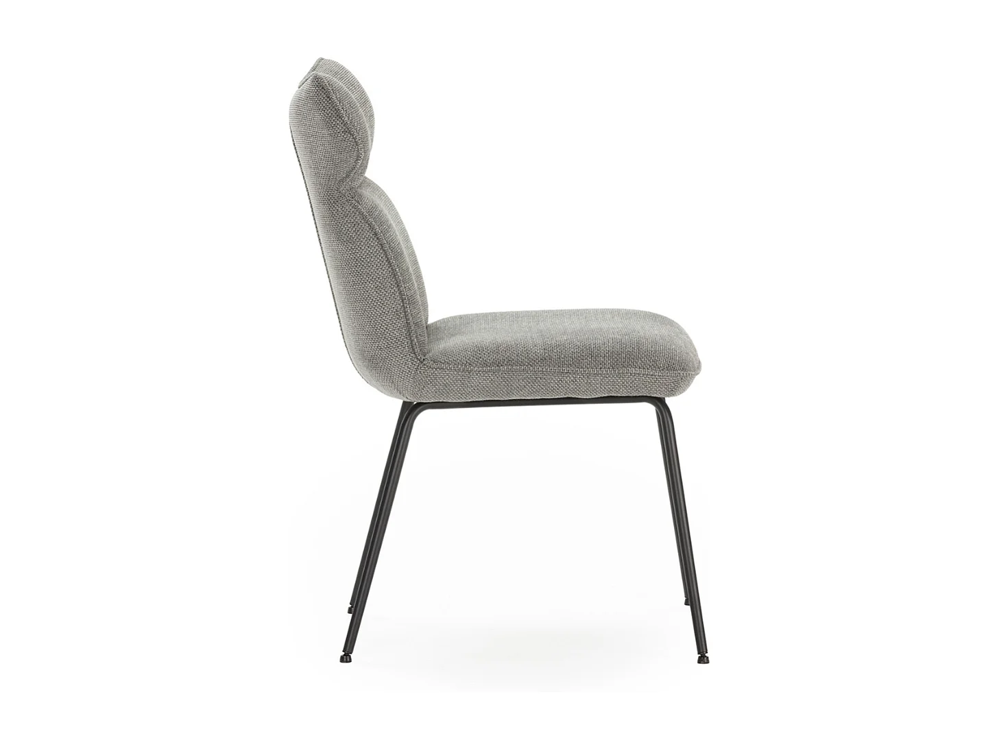 Conjunto de 2 cadeiras de veludo e pernas de metal 51x65 h92 cm