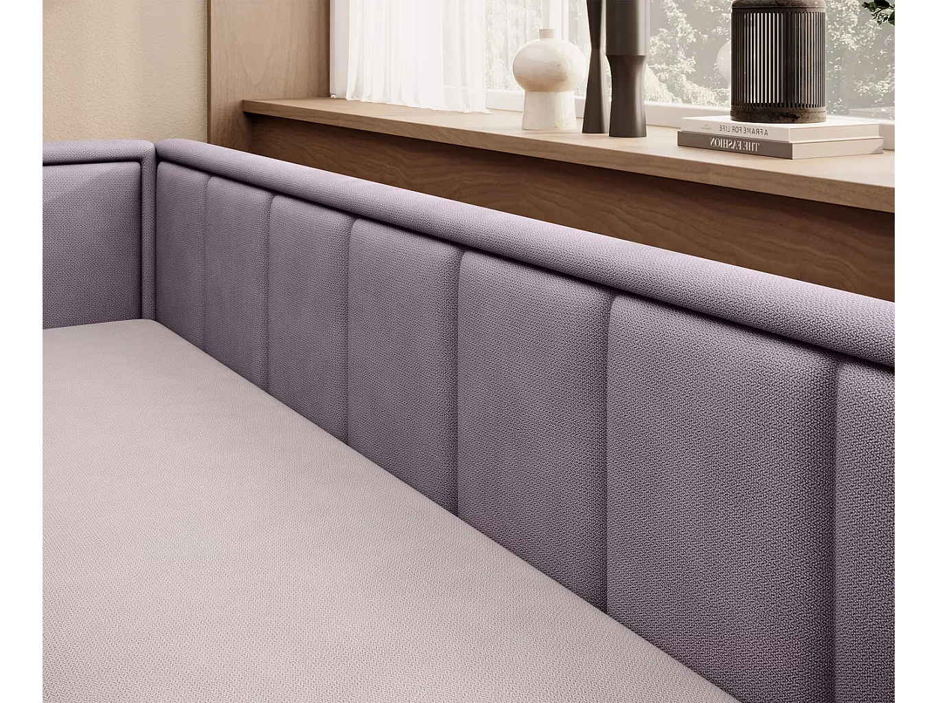 Divano Fulgeo R/Tessuto/Viola&Rosa