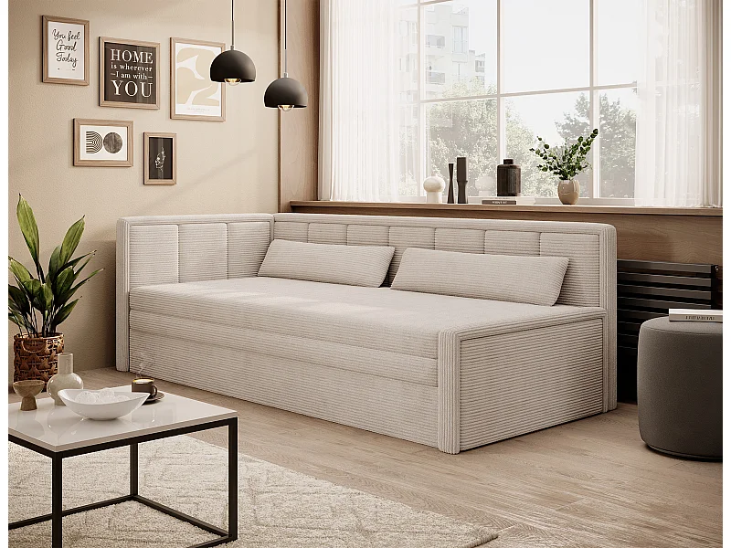 3 persone Divano Fulgeo L/Tessuto/Beige