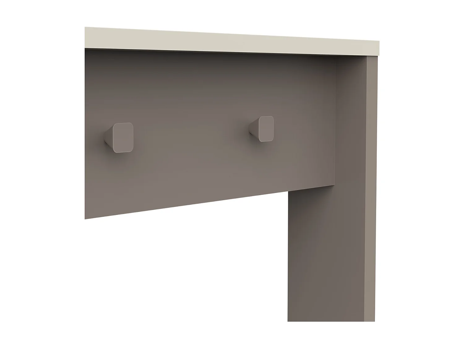 Bureau met 1 deur, 1 lade en 2 open vakken L120 cm - CAMILLIA