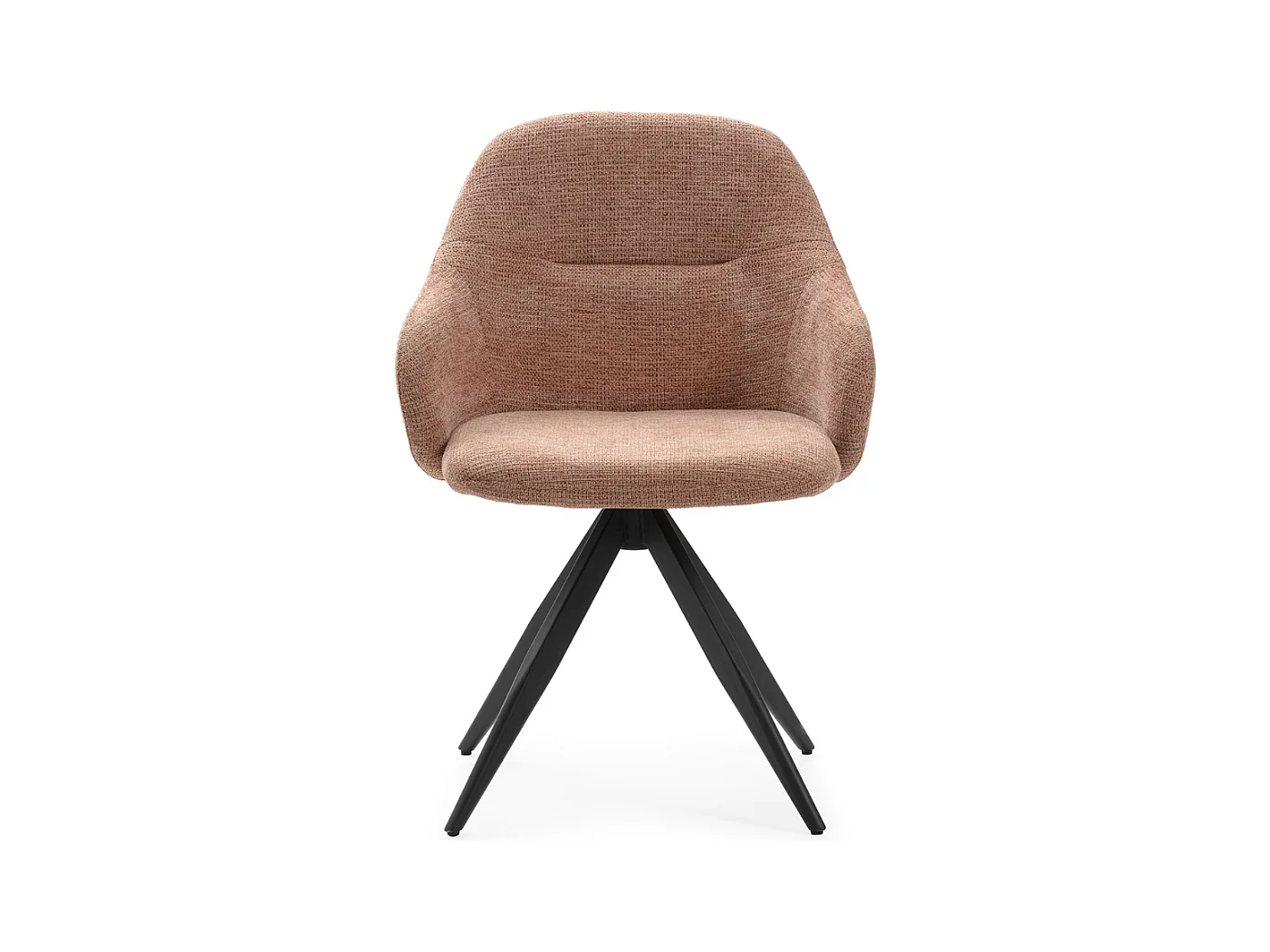 Conjunto de 2 cadeiras giratórias e estrutura metálica 46x47 h84 cm