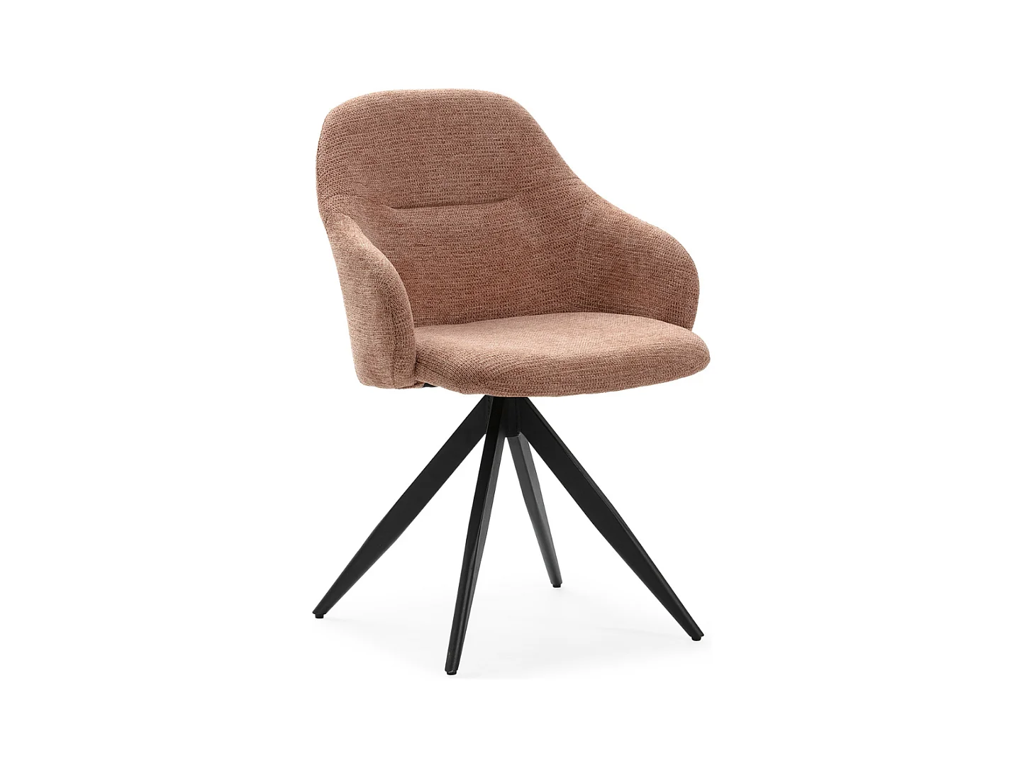 Conjunto de 2 cadeiras giratórias e estrutura metálica 46x47 h84 cm