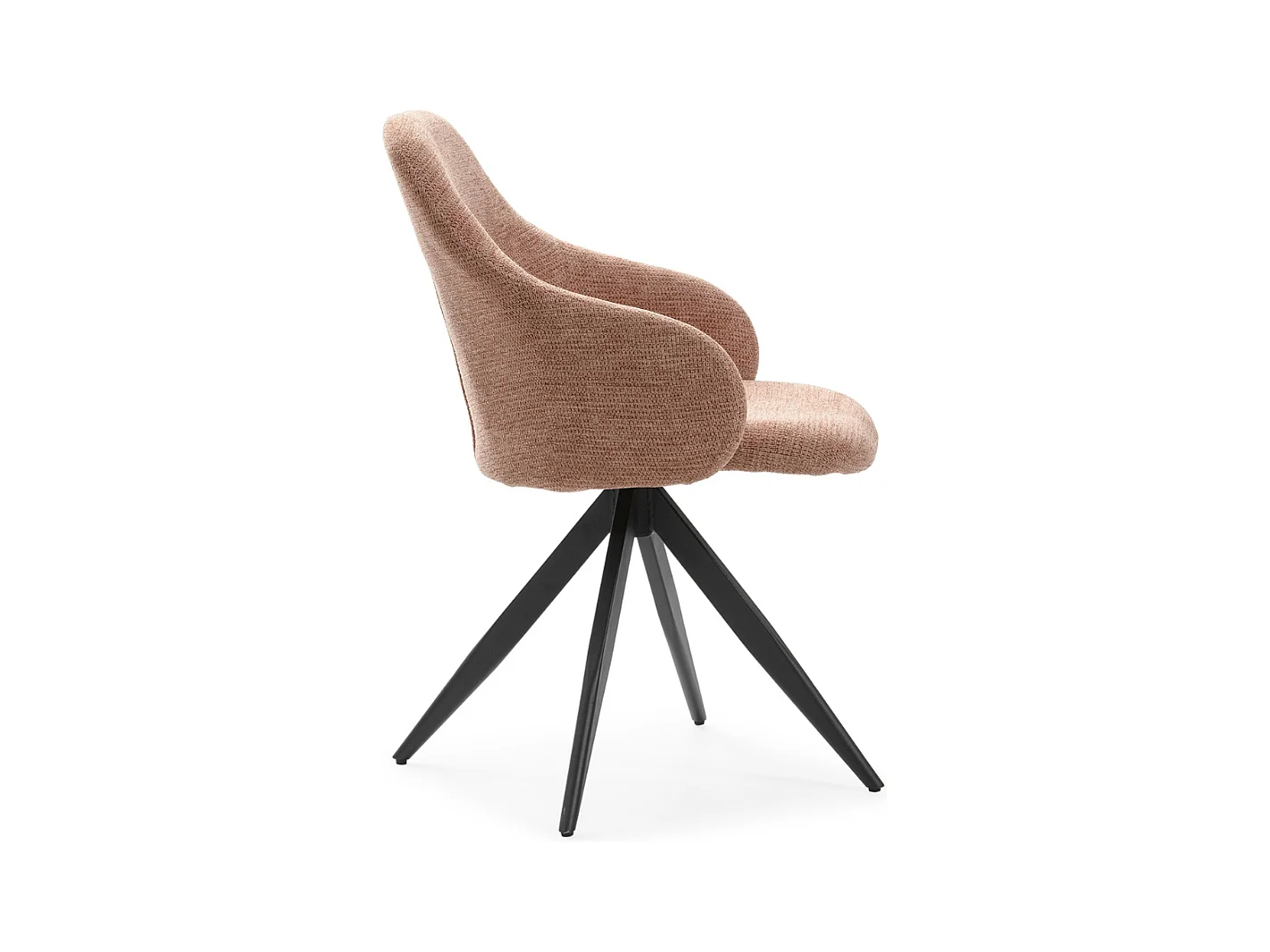 Conjunto de 2 cadeiras giratórias e estrutura metálica 46x47 h84 cm