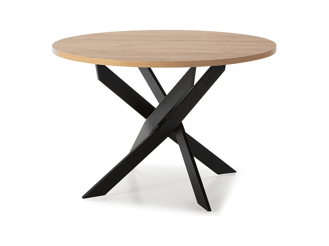 Table ronde avec pieds en métal L120 cm - THER