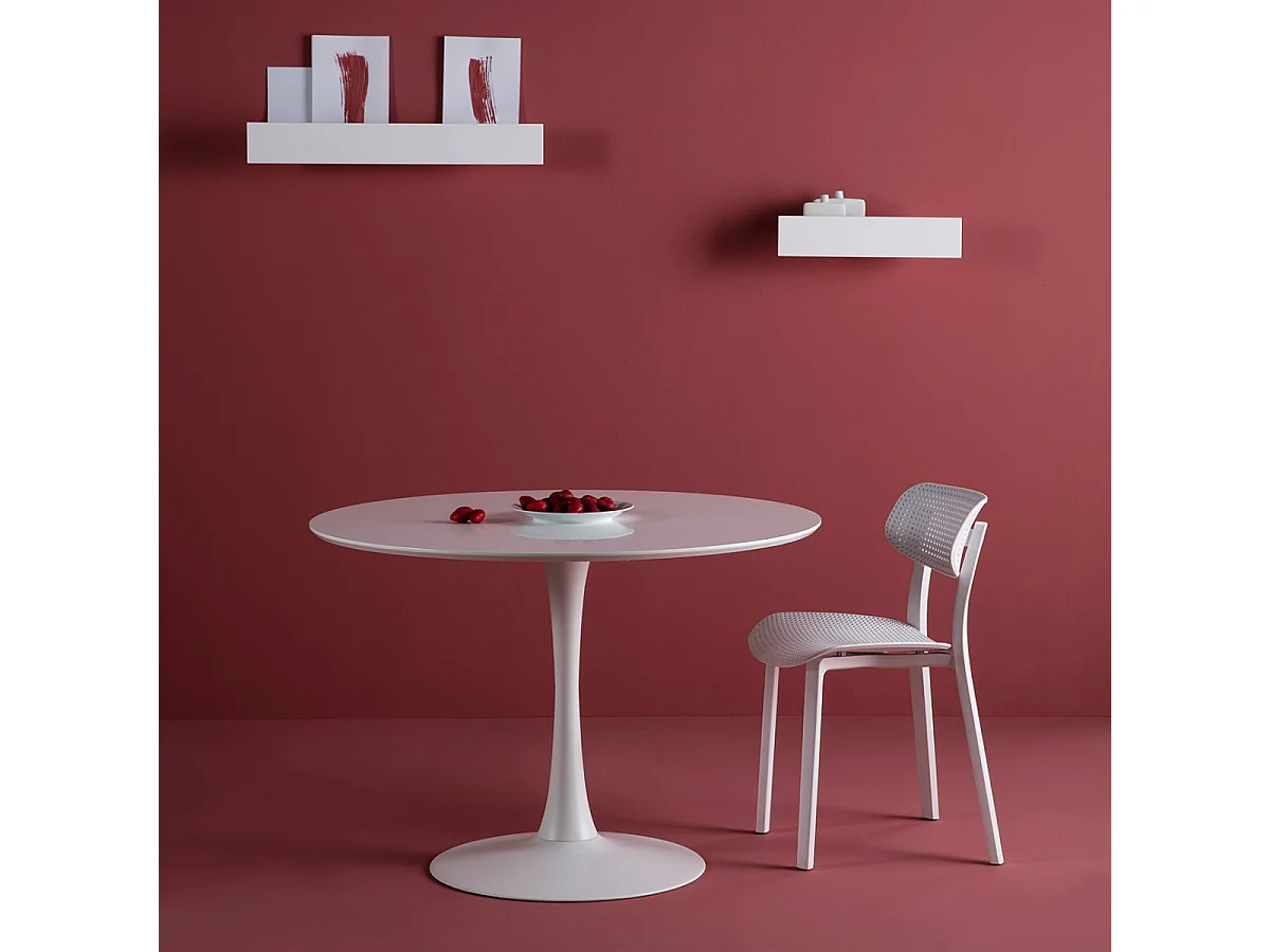 Table ronde pied métal diamètre 110 cm - ODA