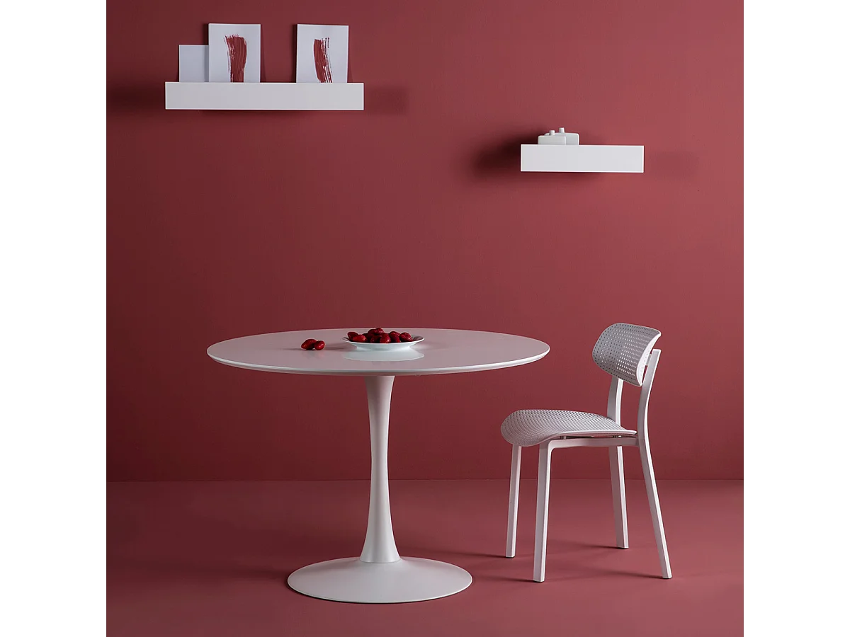 Table ronde pied métal diamètre 110 cm - ODA