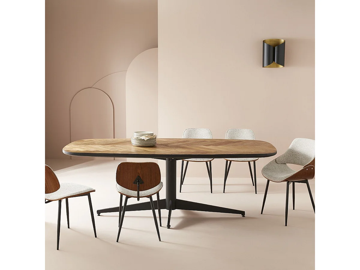 Table en bois massif L220cm - BERNARD