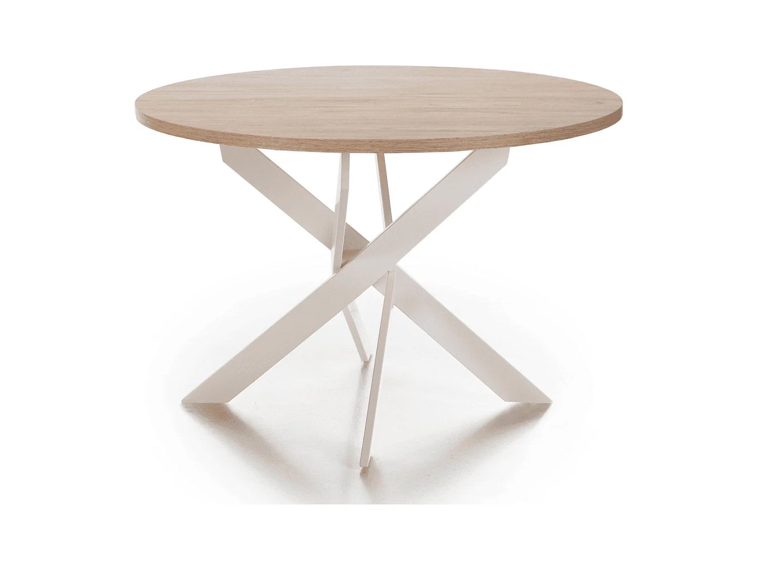 Table ronde avec pieds en métal L120 cm - THER