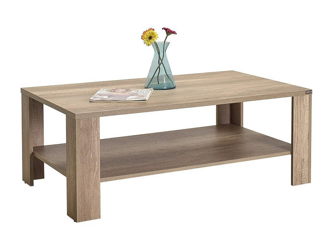 Table basse 1 étagère L110 cm - EVA