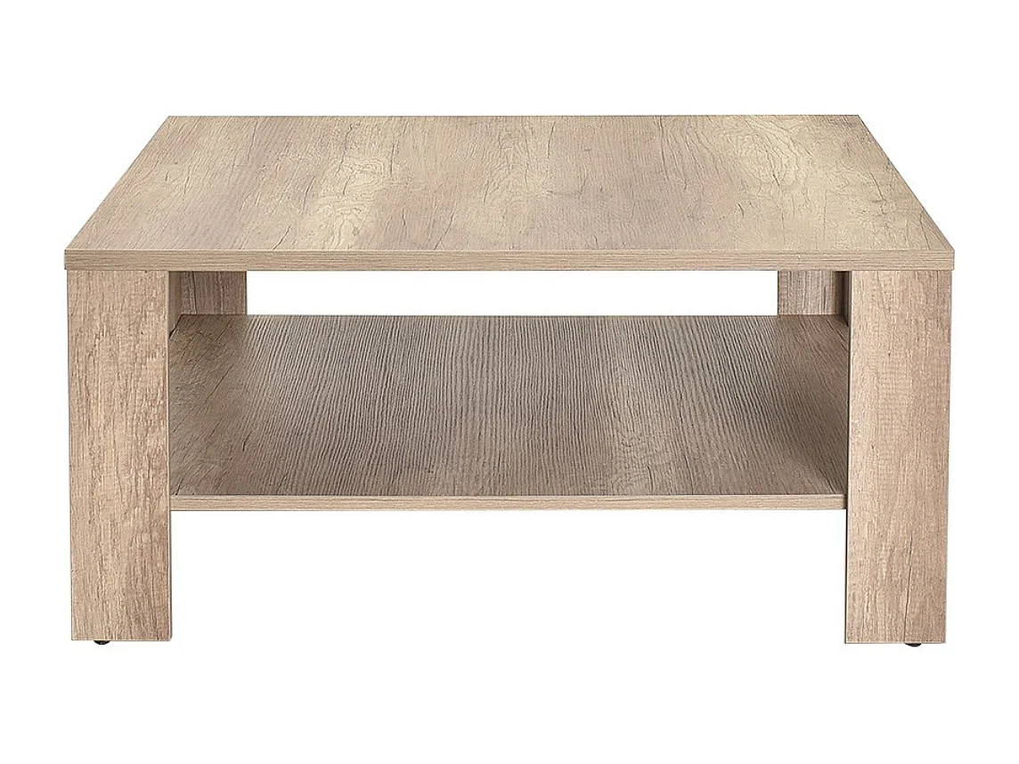 Couchtisch mit 1 Regalboden L90 cm - LENA