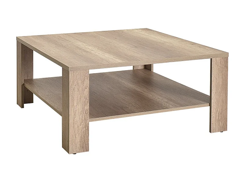 Couchtisch mit 1 Regalboden L90 cm - LENA