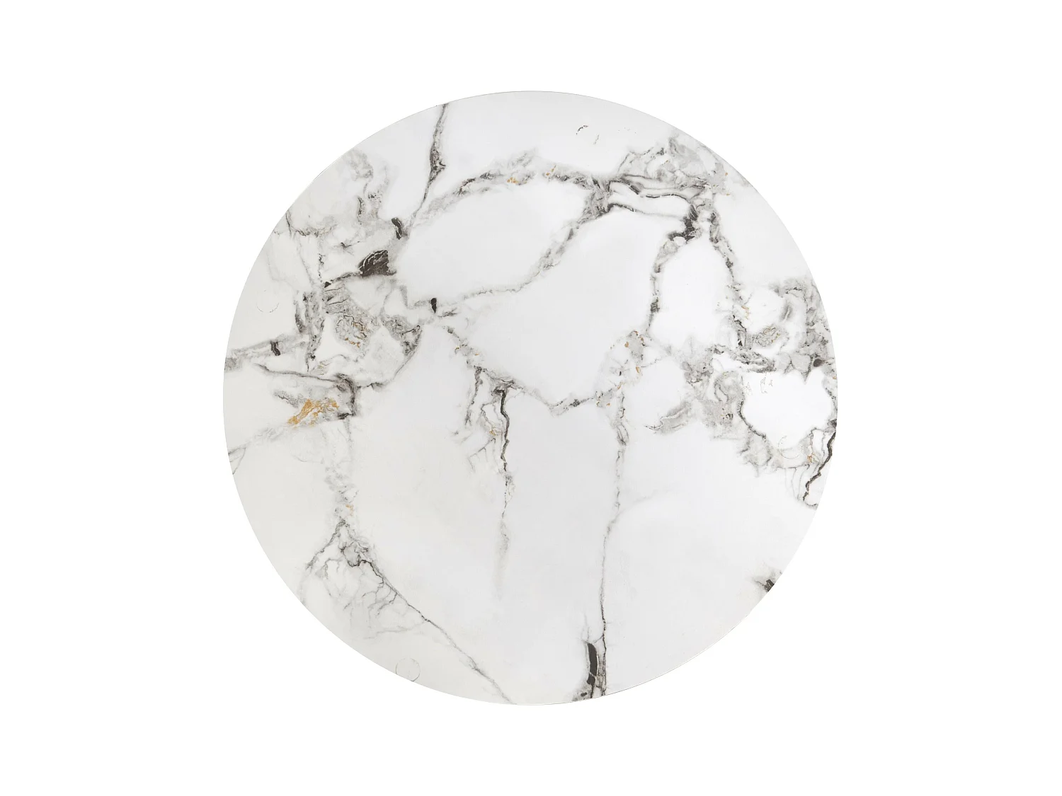 Set di 3 tavolini Foxy in marmo bianco