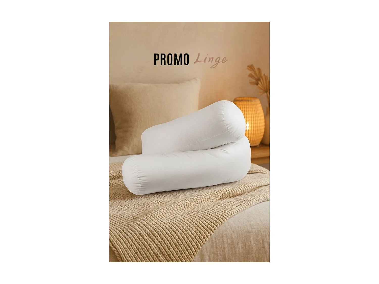 Traversin Uni Confort 90 cm x 21cm, polochon de haute qualité