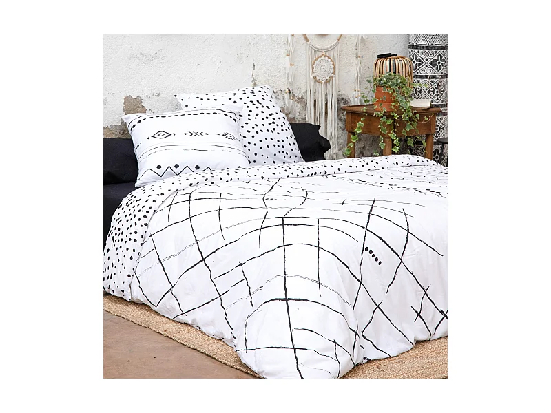 Parure de lit 200 x 200 cm IKAT
