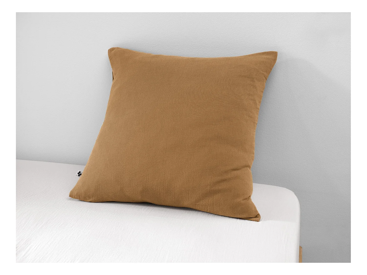 Taie d'oreiller 60 x 60 cm GAÏA Camel