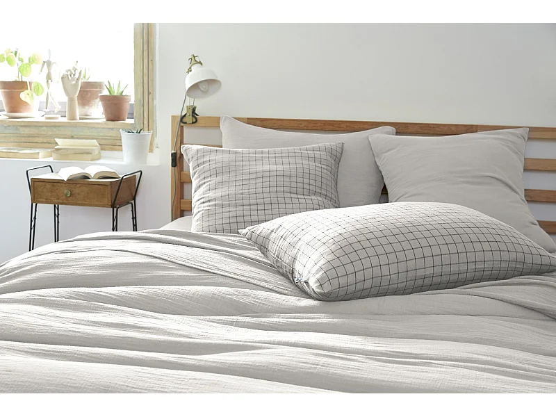 Taie d'oreiller 60 x 60 cm GAÏA MIX Nuage