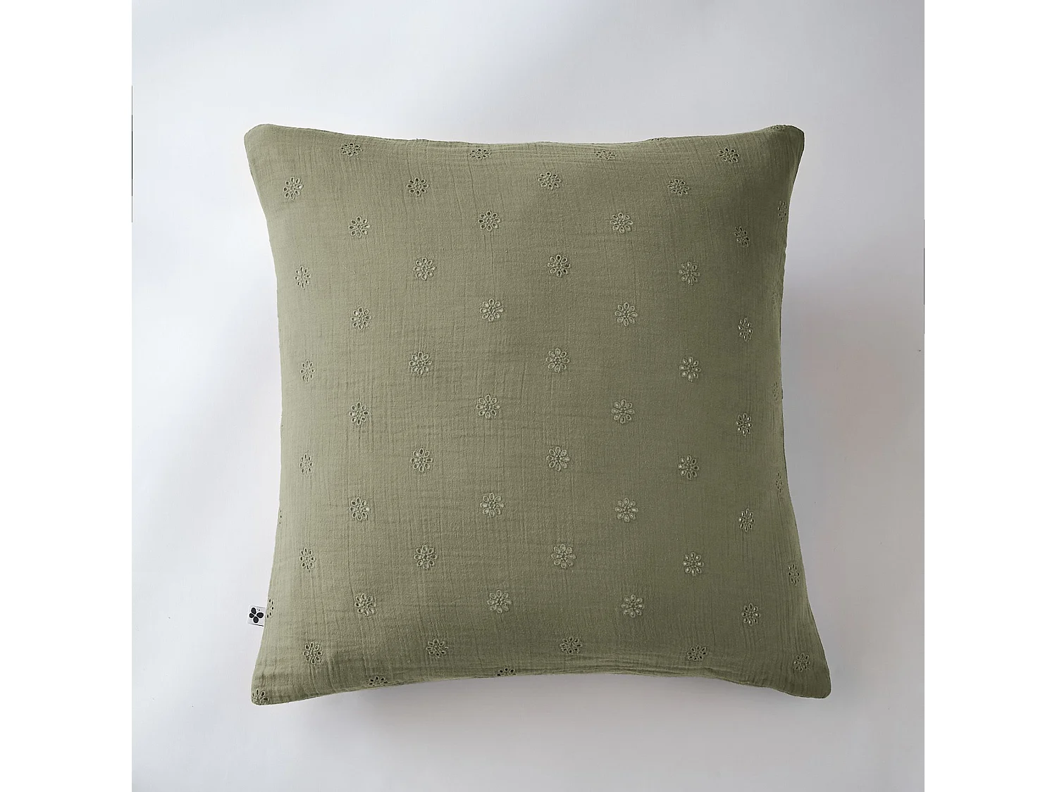 Taie d'oreiller 60 x 60 cm GAÏA BOHO Romarin