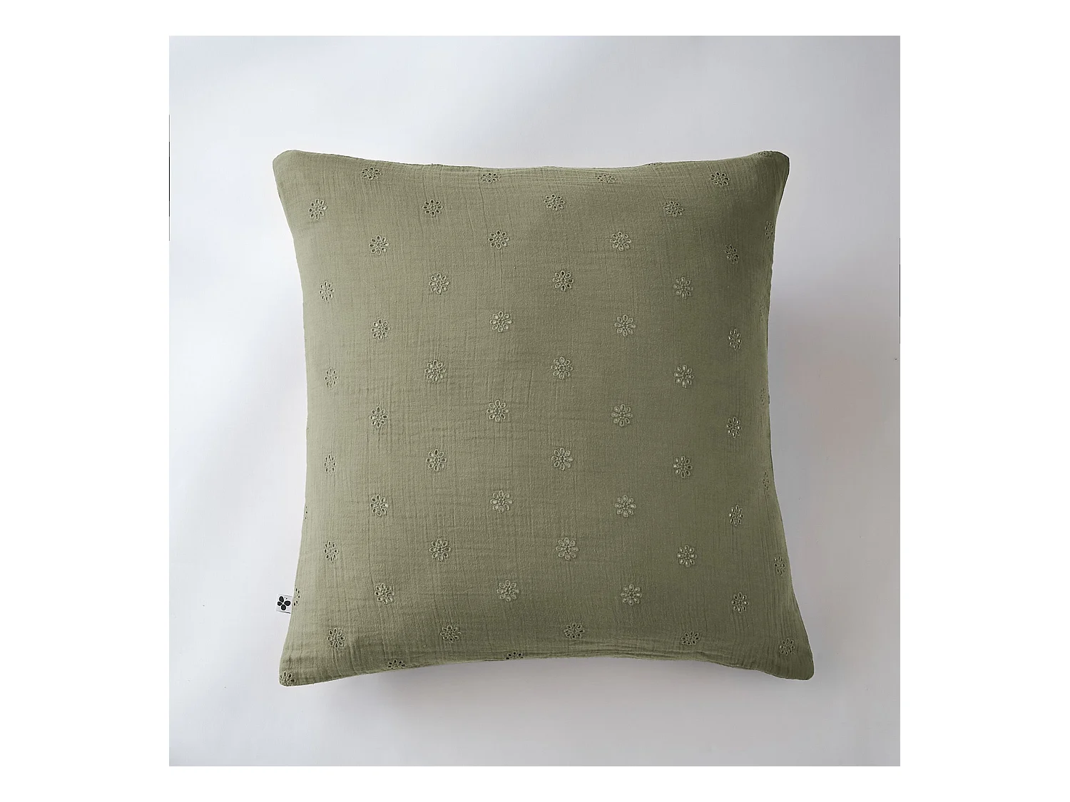 Taie d'oreiller 60 x 60 cm GAÏA BOHO Romarin