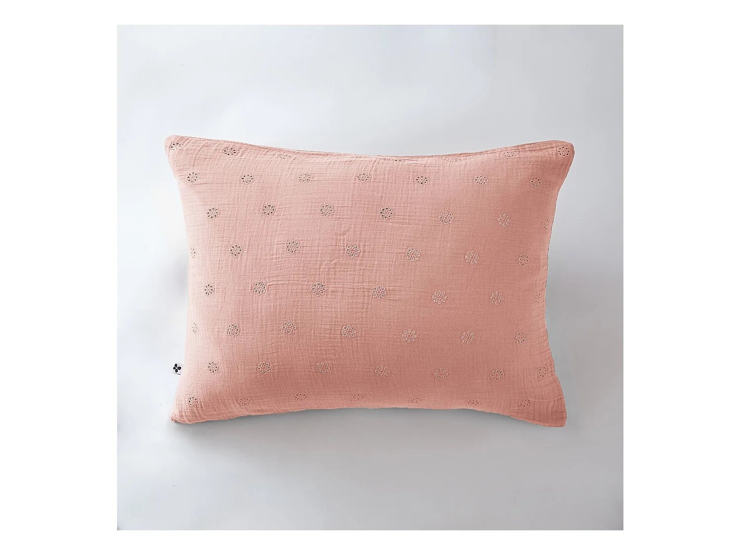Taie d'oreiller 50 x 70 cm GAÏA BOHO Rose pêche