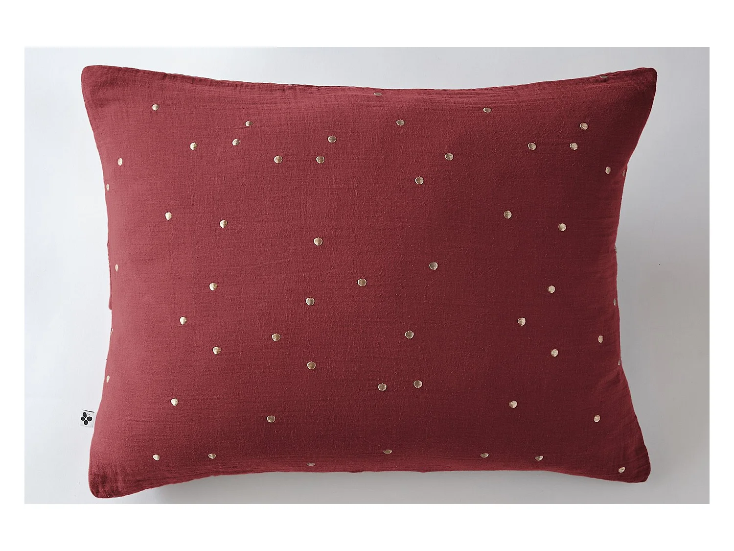 Taie d'oreiller 50 x 70 cm GAÏA CHIC Lie de vin