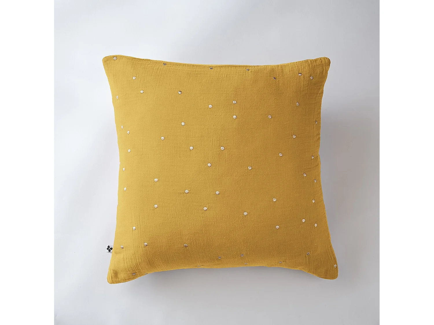 Taie d'oreiller 60 x 60 cm GAÏA CHIC Safran