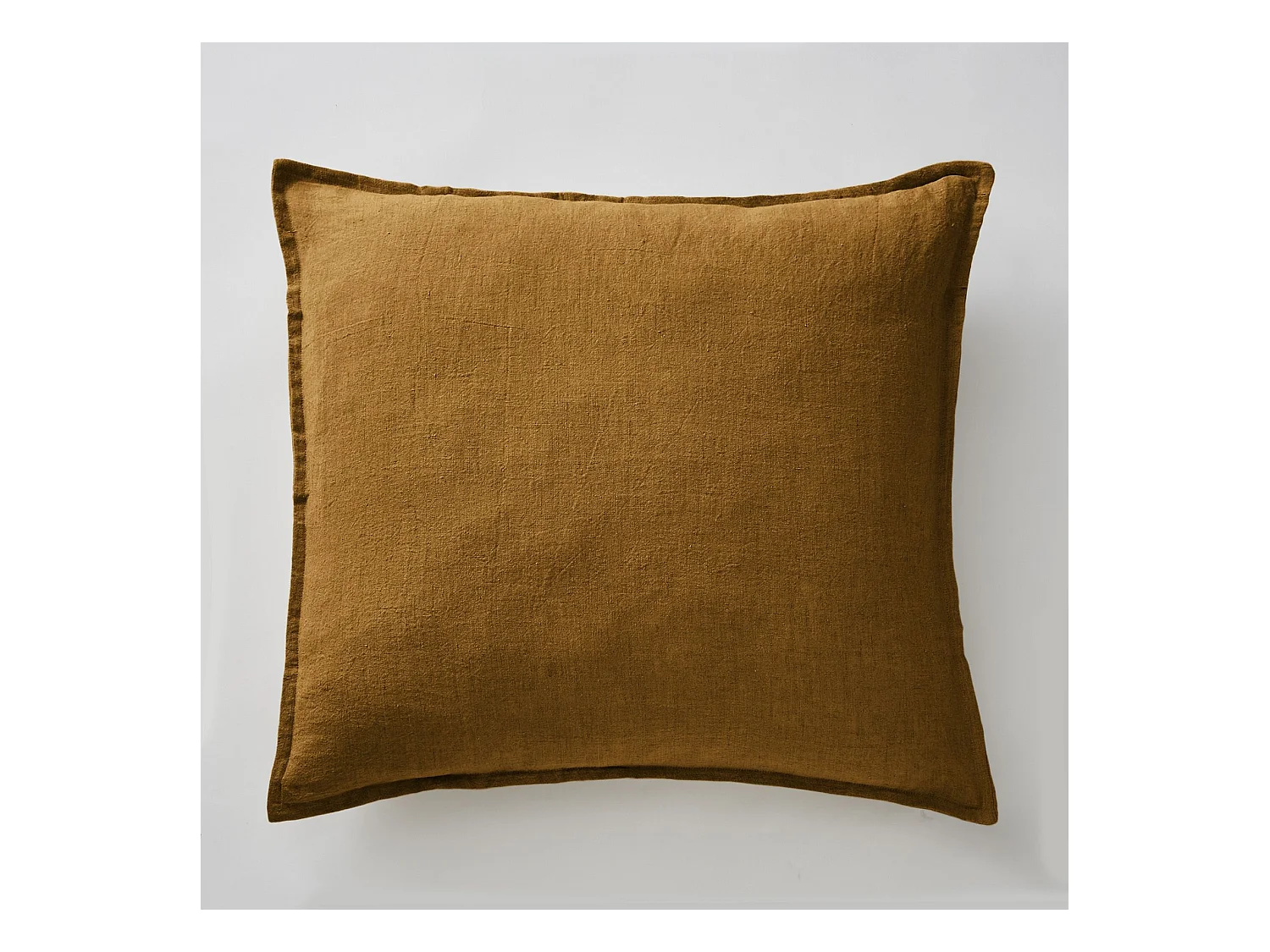 Taie d'oreiller 60 x 60 cm SOLINE Caramel