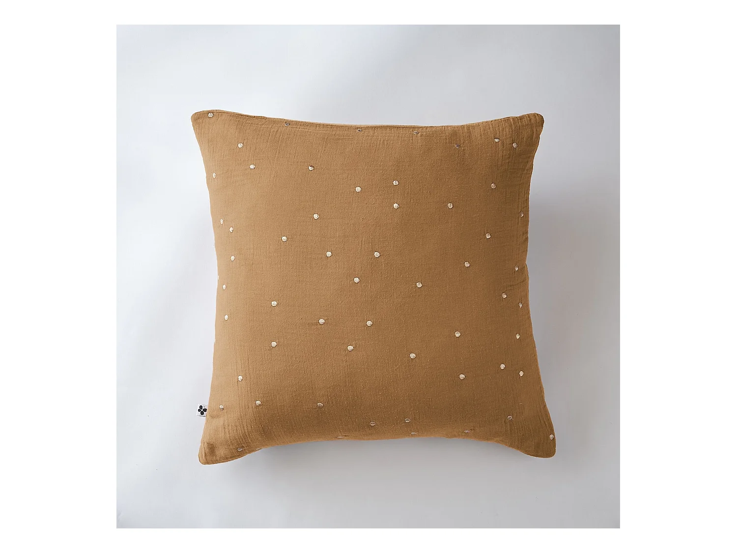 Taie d'oreiller 60 x 60 cm GAÏA CHIC Camel