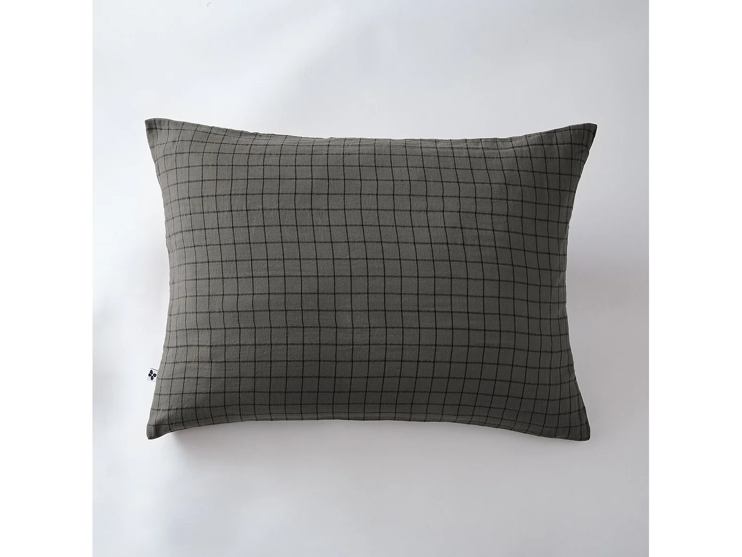 Taie d'oreiller 50 x 70 cm GAÏA MIX Granit