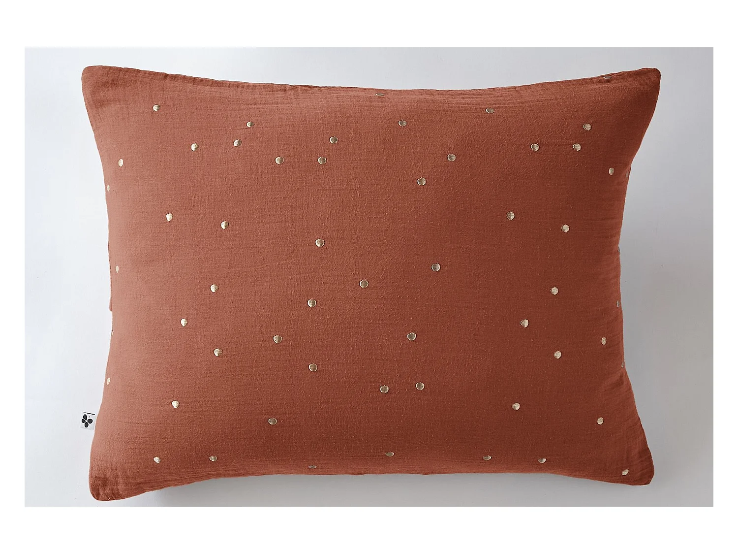 Taie d'oreiller 50 x 70 cm GAÏA CHIC Terracotta