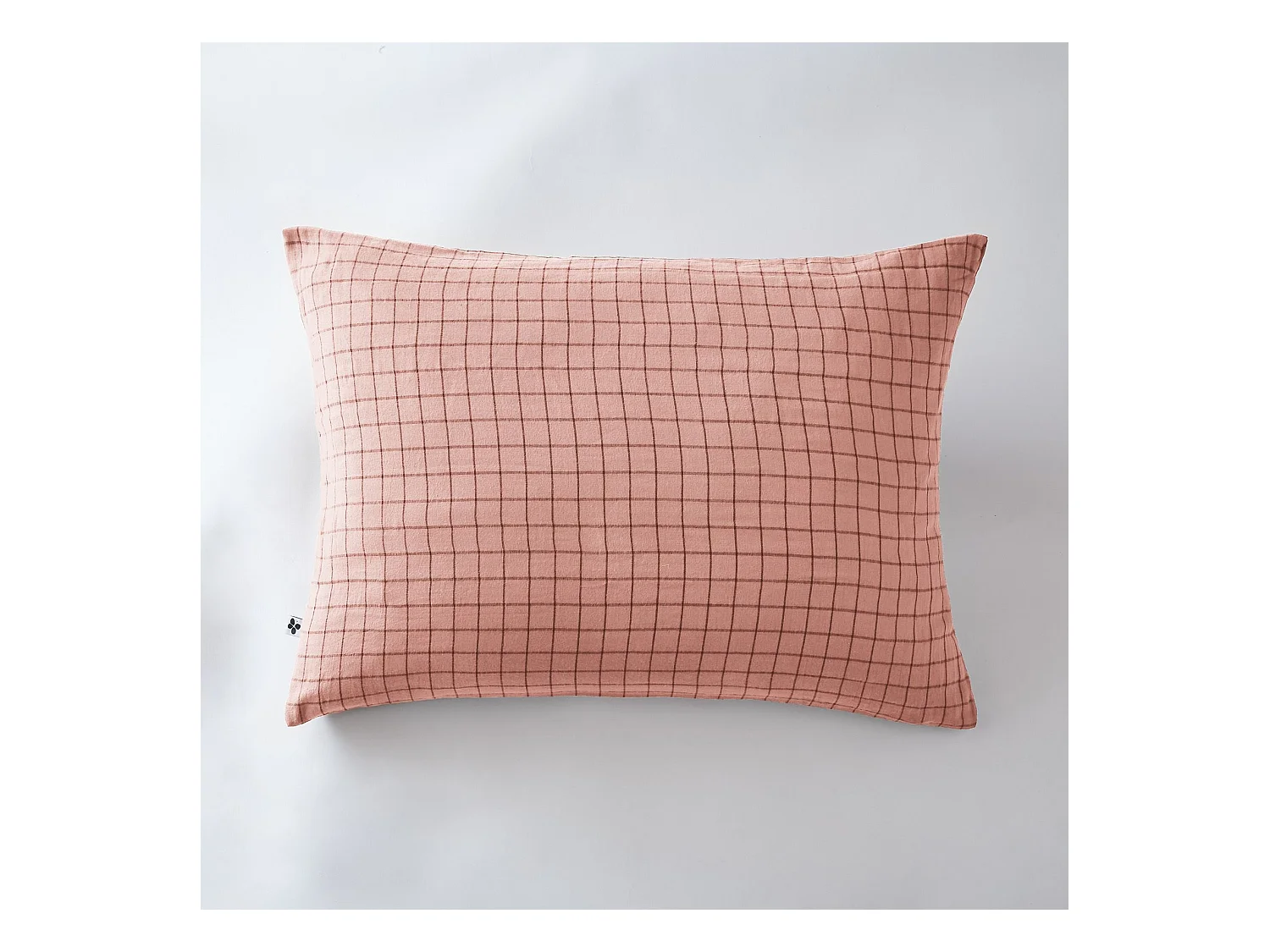 Taie d'oreiller 50 x 70 cm GAÏA MIX Rose pêche