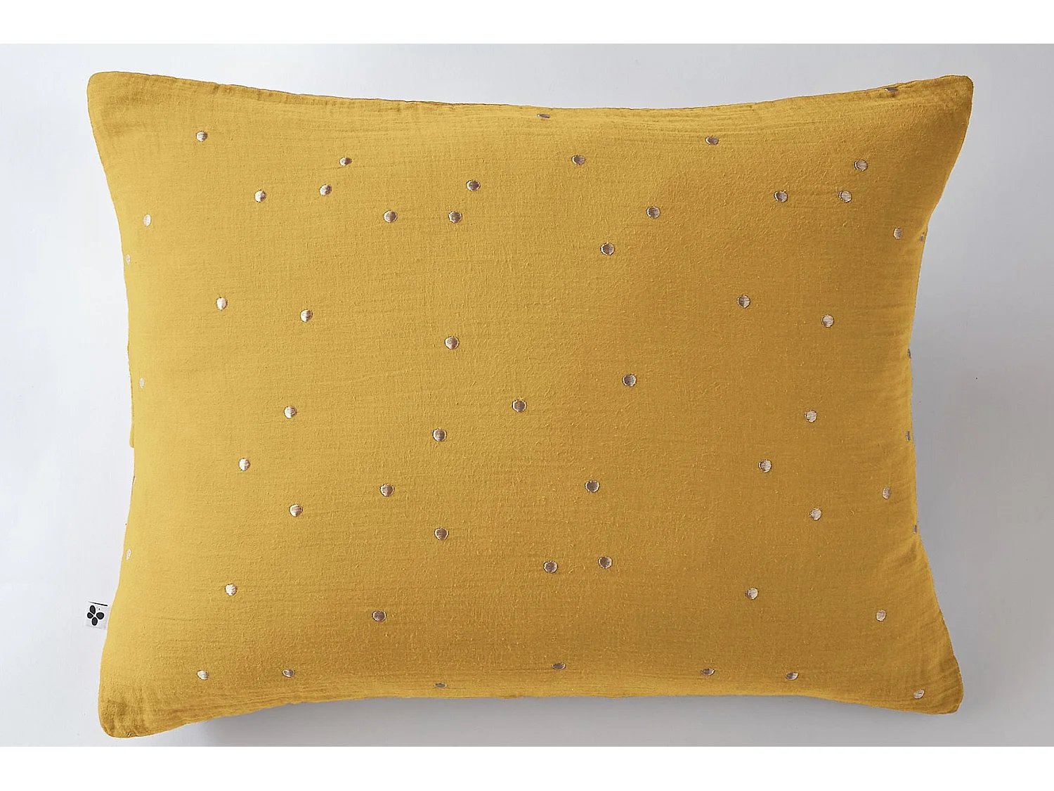 Taie d'oreiller 50 x 70 cm GAÏA CHIC Safran